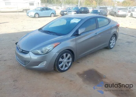 2013 Hyundai Elantra Limited from USA, damaged, VIN 5NPDH4AE3DH237425